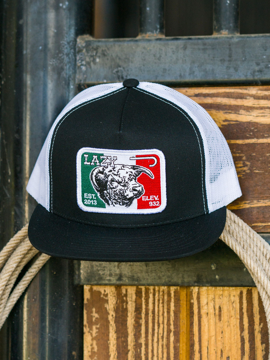 Lazy J Ranch Wear Mexico Elevation Classic Five Panel Trucker Hat