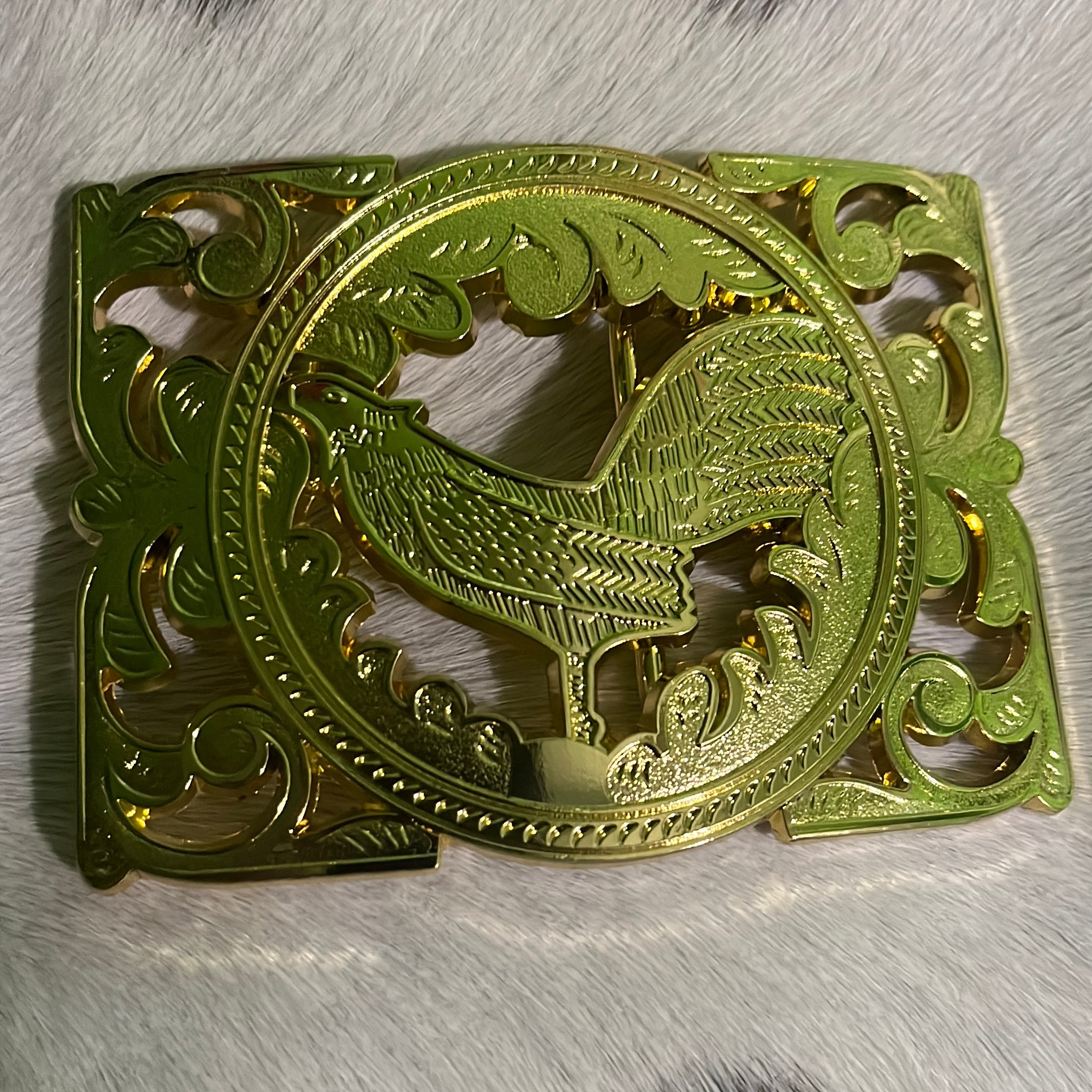 Gold Bird Buckle