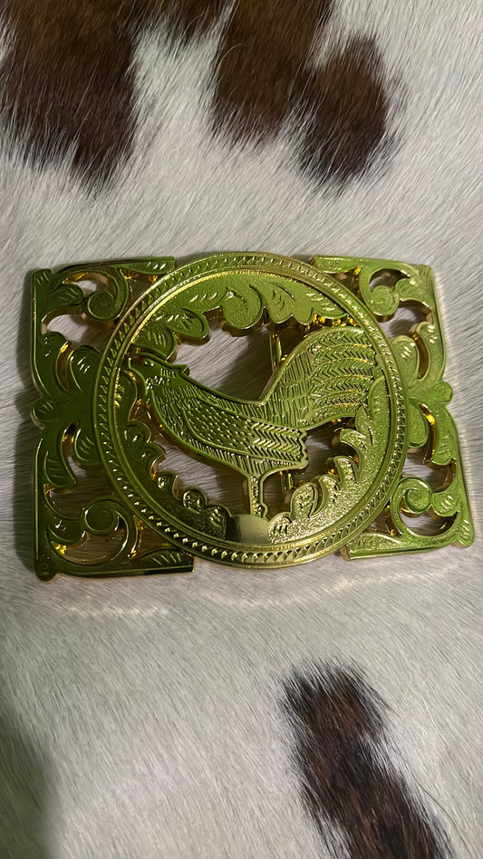 Gold Bird Buckle