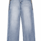 Ace Of Diamond Premium Denim Jeans – Light Wash Western Embroidered Pocket Jeans