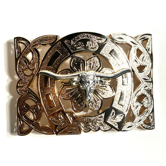 Longhorn Belt Buckle - Classic Western Accessory