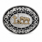 Cowboy Prayer Western Belt Buckle