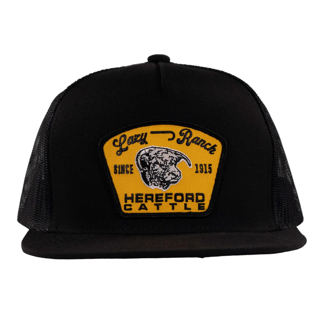 Lazy J Ranch Black Gold Hot Shot Classic Five Panel Trucker Hat
