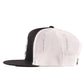 Lazy J Ranch Black & White Bull Trap Classic Five Panel Trucker Hat