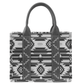 SOUTHWESTERN PRINT CROSS BODY CANVAS MINI TOTE