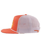 Lazy J Ranch Coral & White Untroubled Classic Rope Trucker Hat