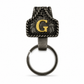 Custom Letter Western Keychain – Antique Black & Gold