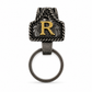 Custom Letter Western Keychain – Antique Black & Gold