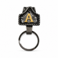 Custom Letter Western Keychain – Antique Black & Gold