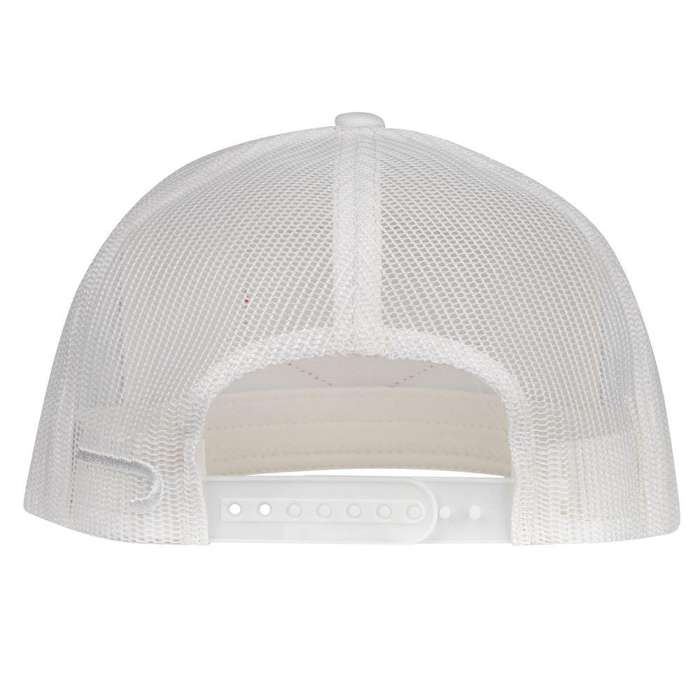 Lazy J Ranch White Red Ranch Classic Five Panel Trucker Hat