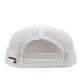 White Cool Front Rope Trucker Hat back view