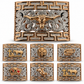Men’s Western Belt Buckle Collection – Longhorn, Cowboy, Cross, Scorpion & Playing Cards Designs