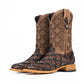 Bradley Pirarucu Square Toe Cowboy Boot - Brown