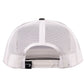 Lazy J Ranch Grey White Bull Trap Patch Classic Five Panel Trucker Hat