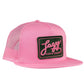 Lazy J Ranch Pink Breakaway Patch Classic Five Panel Trucker Hat